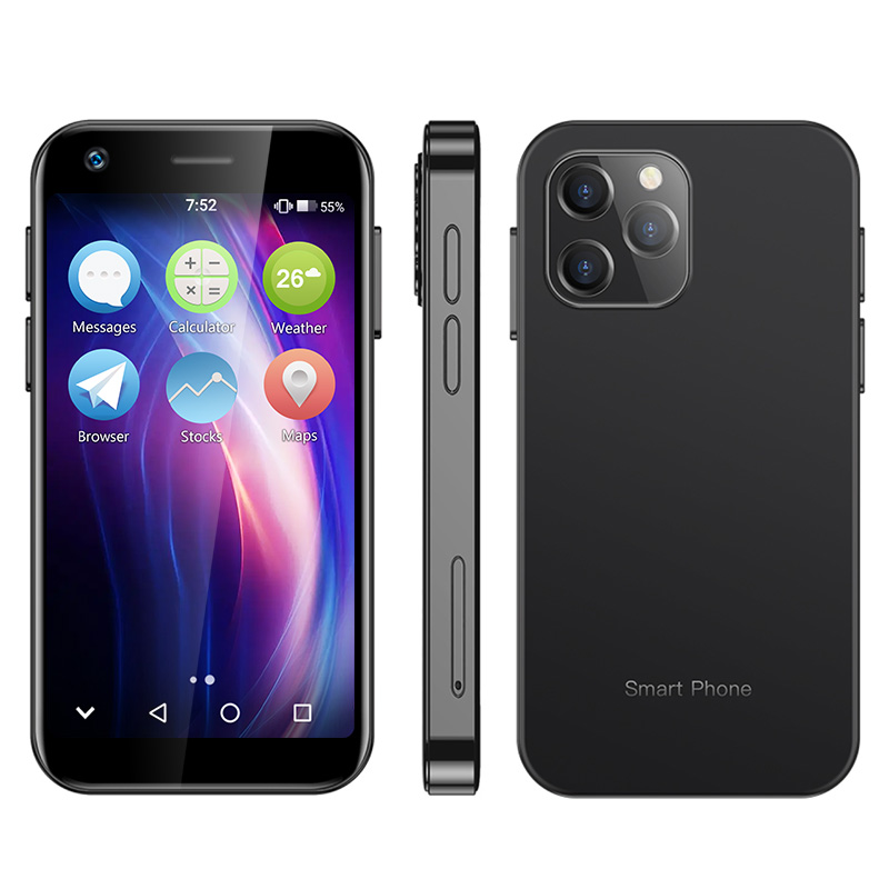 Free pre-installed  APP Unlock 3.0 Inch SOYES XS12  smallest 4G mini Smart Phone 2GB/3GB 32GB/64GB C