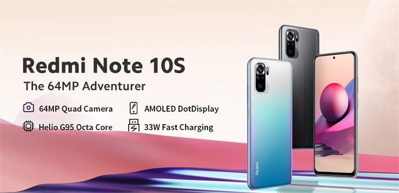 Global Version Xiaomi mi Redmi Note 10S EEA Onyx G