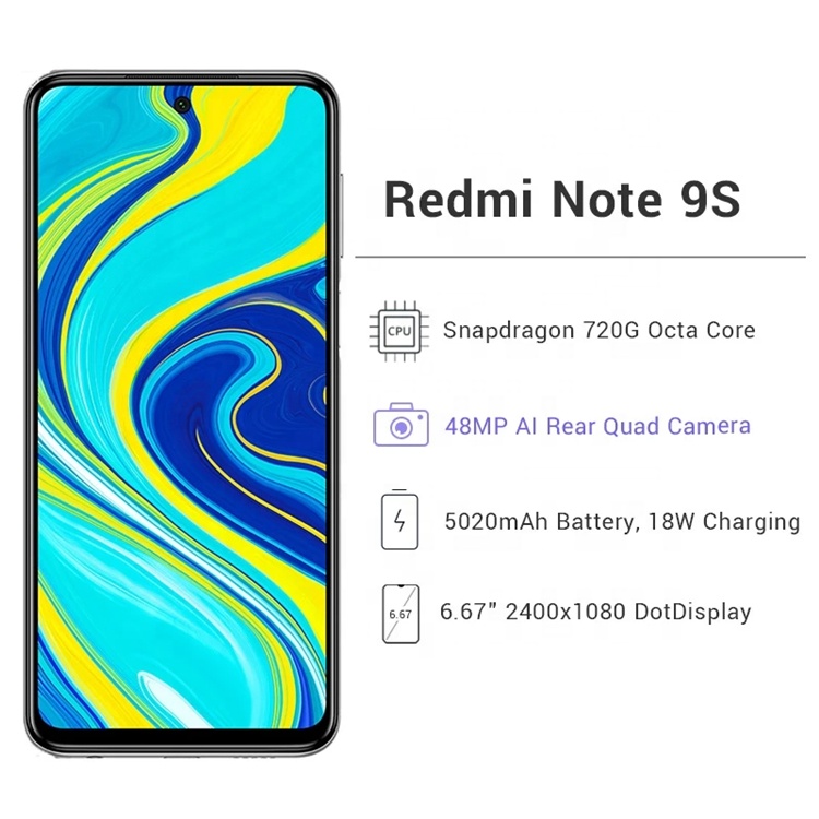 Xiaomi Redmi Note 9S 6GB 128GB Global Version Smar