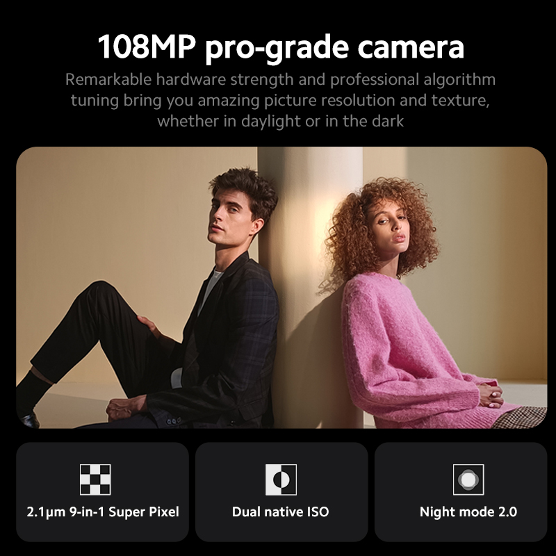 Global Version Xiaomi 11T Cellphone 8GB 128GB/256GB Octa Core 67W Fast Charge 108MP Camera Original 