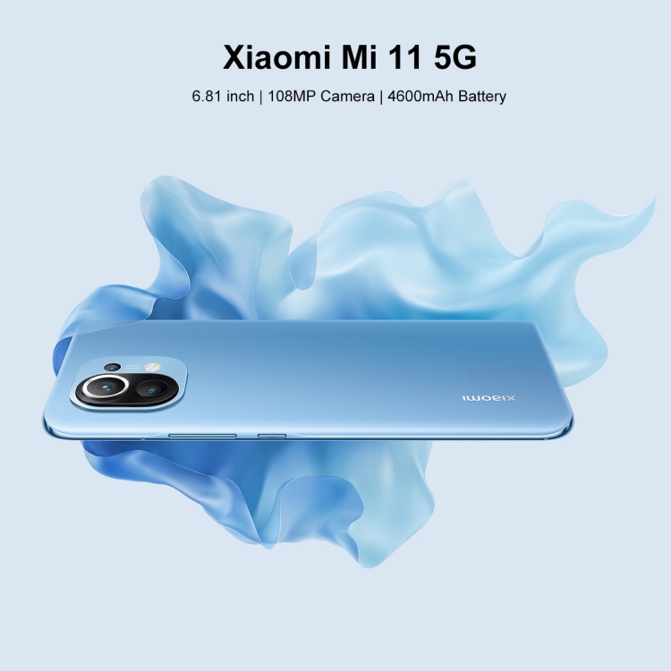 Xiaomi Mi 11 5G Mobile Phones 128GB 256GB NFC Cellphone 6.81 inch 2K AMOLED MIUI 12 Smartphone Celul