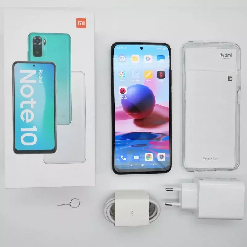 For Redmi Used Mobile Phones Note 10 4GB 128GB For