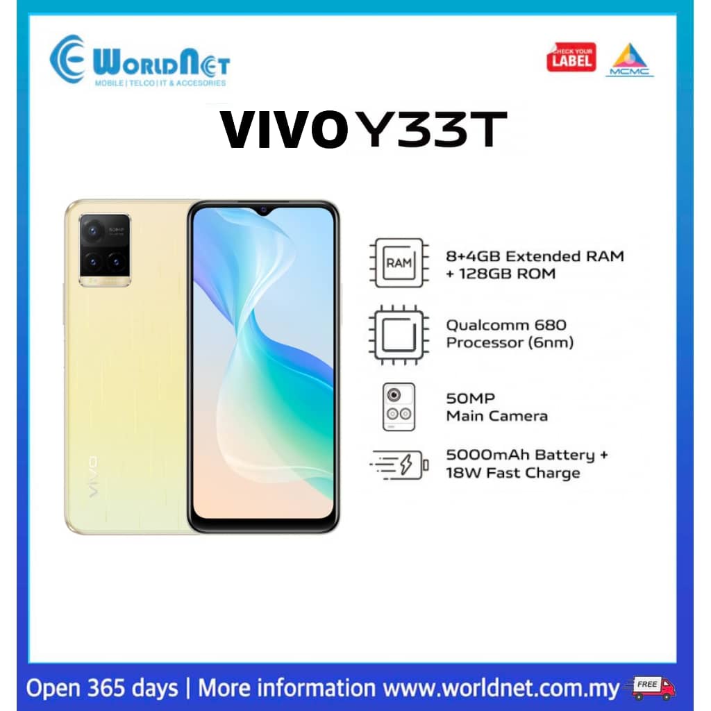 Vivo Y33T 6.58