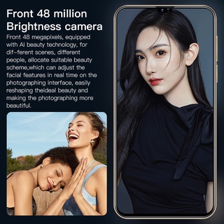 I14PM 5G Smartphone 6.8inch HD Full Screen 12GB+512GB Memory Camera 48MP+64MP Android 12 telefon mur