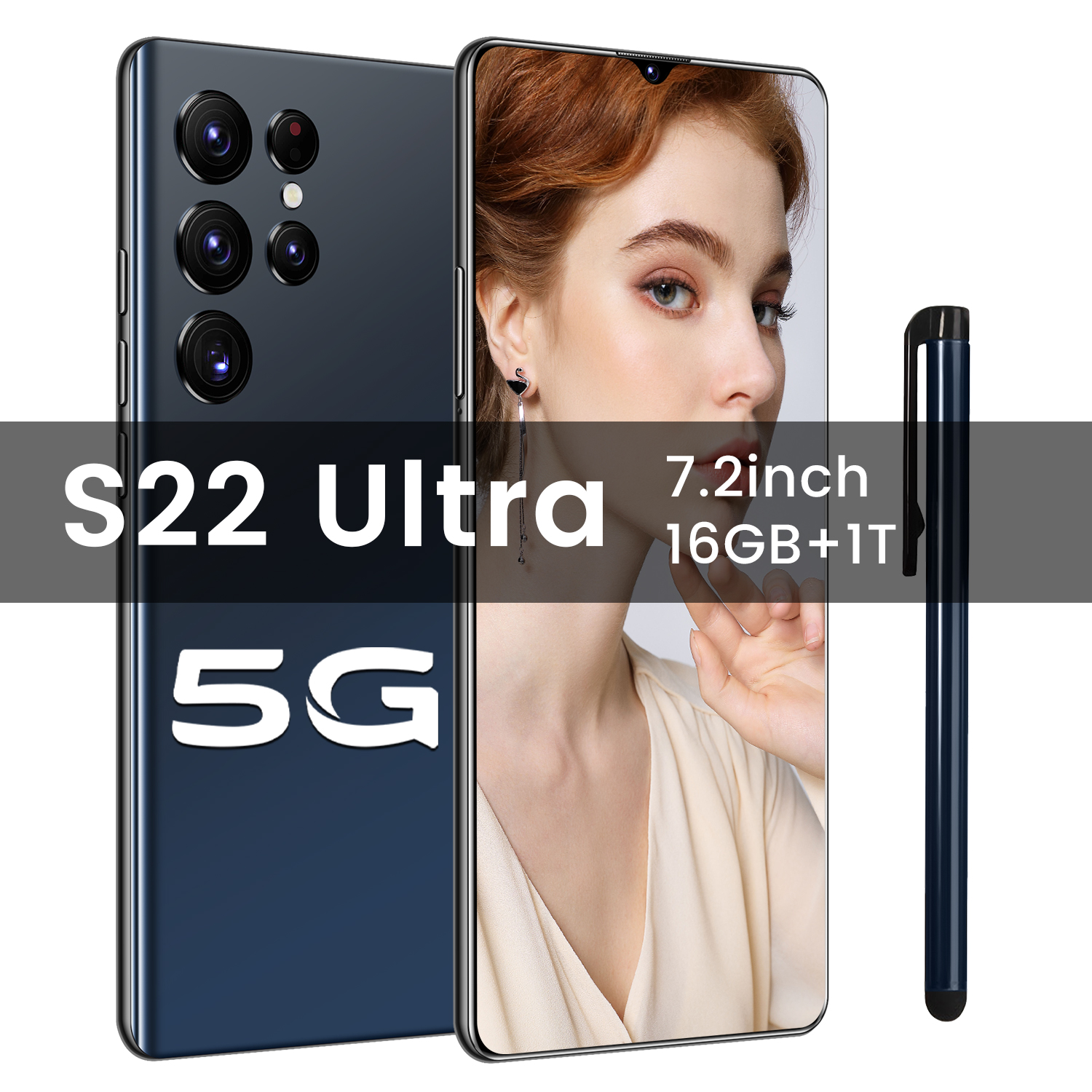 2022 NEW Galaxy S22 Ultra 5g Phone 7.3 Inch 16Gb + 1Tb Android Smartphone Android 12.0 Mobile Phones