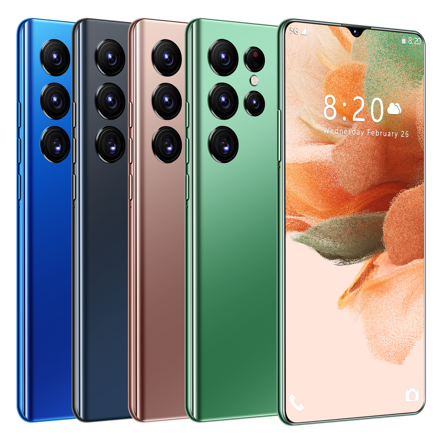 2022 NEW Galaxy S22 Ultra 5g Phone 7.3 Inch 16Gb + 1Tb Android Smartphone Android 12.0 Mobile Phones