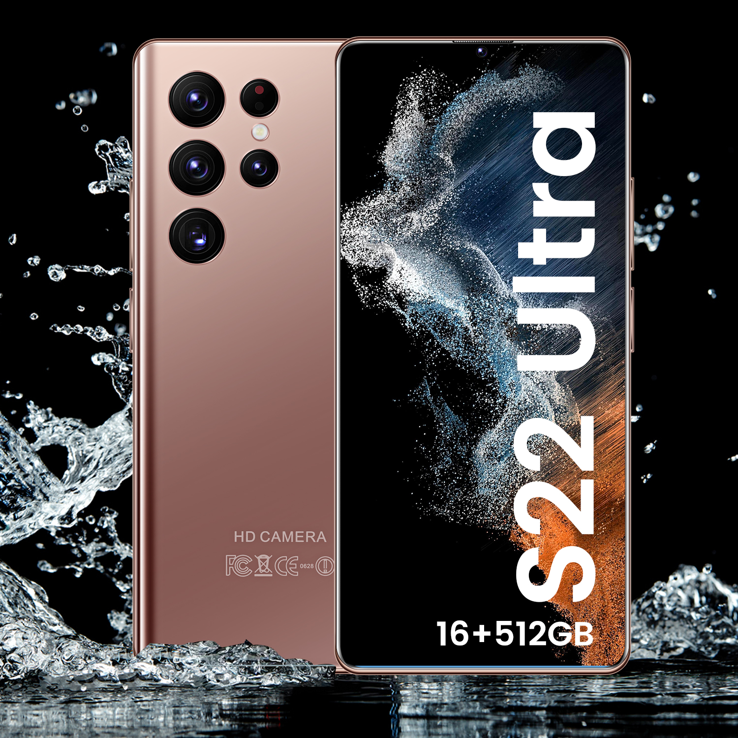 Original S22 Ultra 6.7 inch 16GB + 512GB Android smartphone 10 core 5G LET phone HD screen face ID G