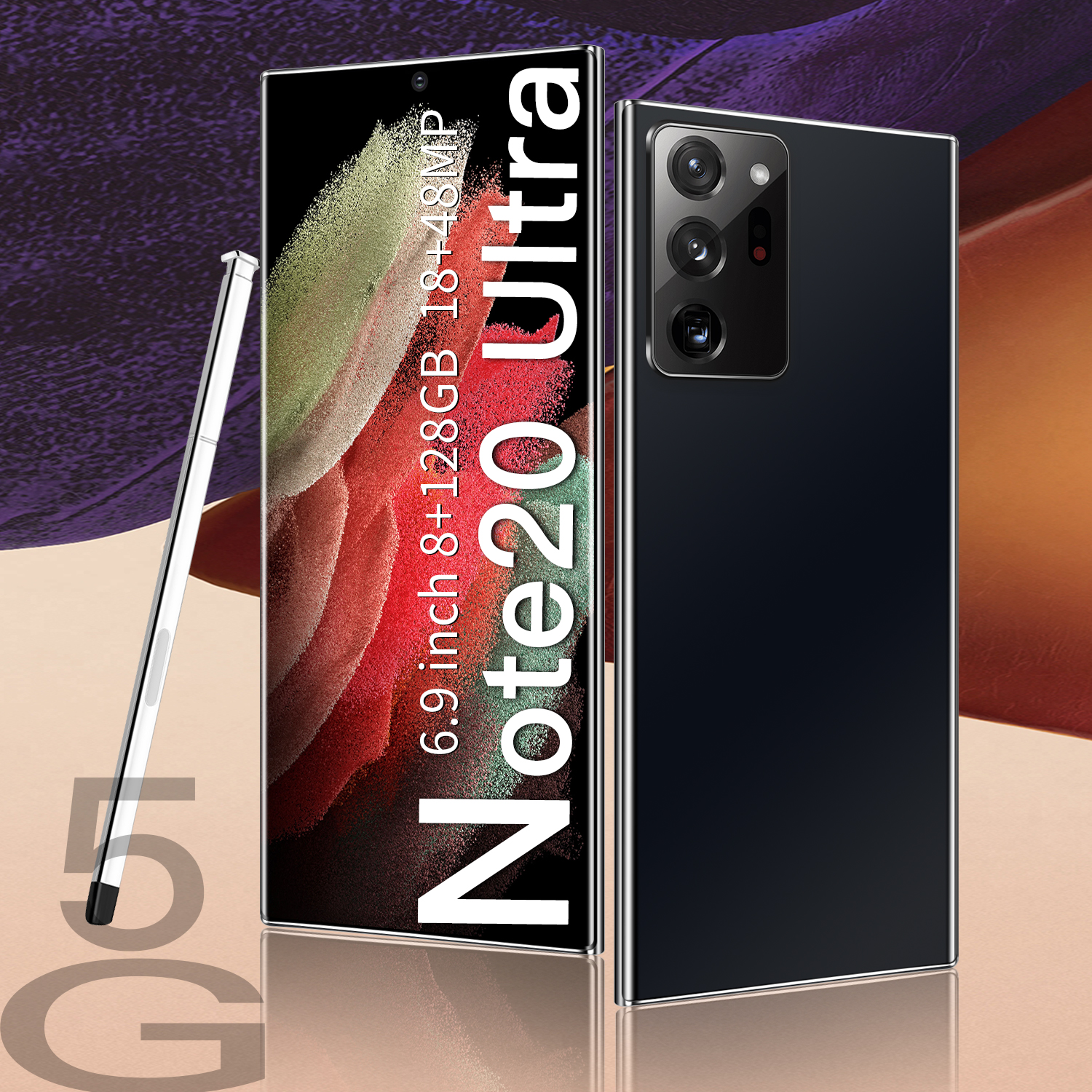 2022 new Note 20 Ultra New 6.7Inch Smartphone 4G 5G Unlock Android Mobile Original Cellphone Cell Sm