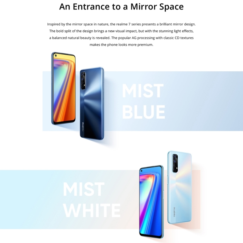 Realme 7 8GB+128GB Global Official Version 4G Smar