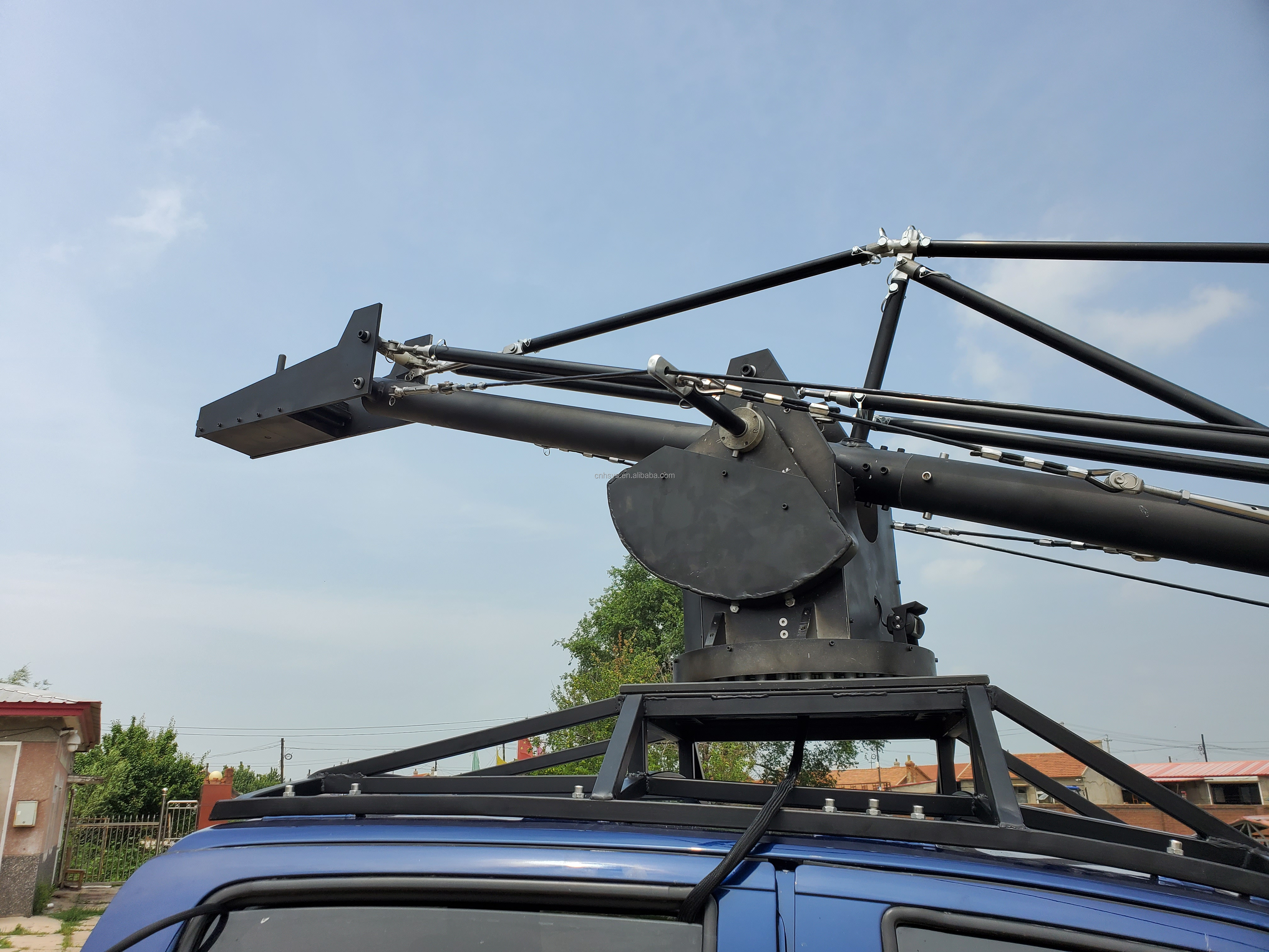 Stable 6m 20ft Scorpio Video Car Truck Mounted Camera Jib Crane