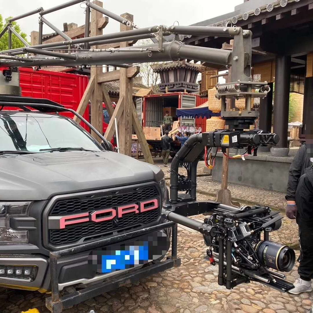 Stable 6m 20ft Scorpio Video Car Truck Mounted Camera Jib Crane