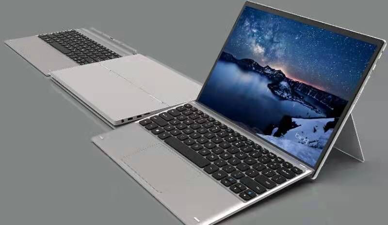 12 inch Detachable touch screen Laptop with Win11 System and 3000*2000 pixels Notebook computer for 