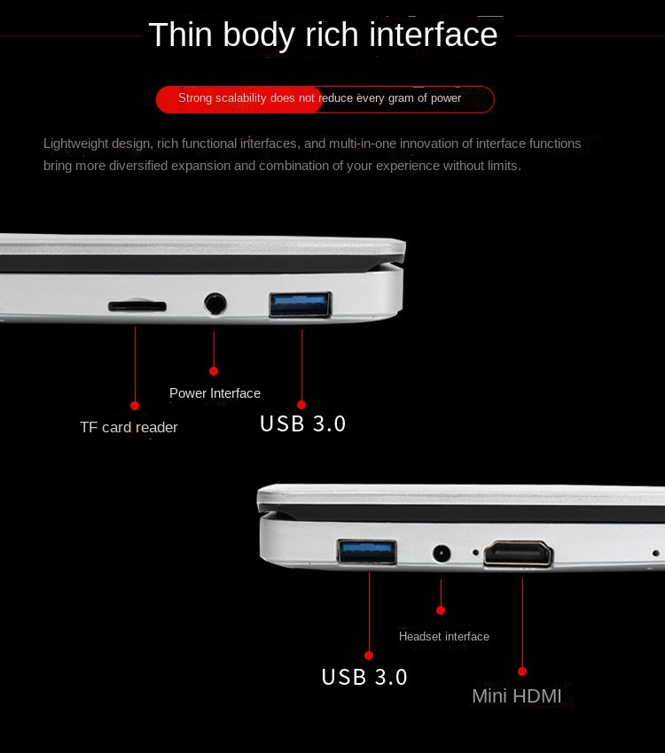 4000mAH big Battery 1920*1080 Computer Laptop 15.6" inch  Window Laptop Table For Dell Lenovo Apple 