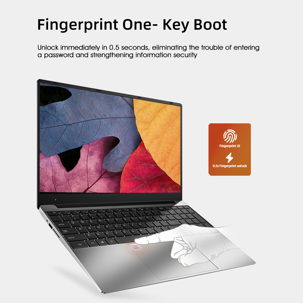Wholesale portable brand new 15.6 inch Intel laptop 8gb 16gb ram 128gb ssd high quality slim win 11 