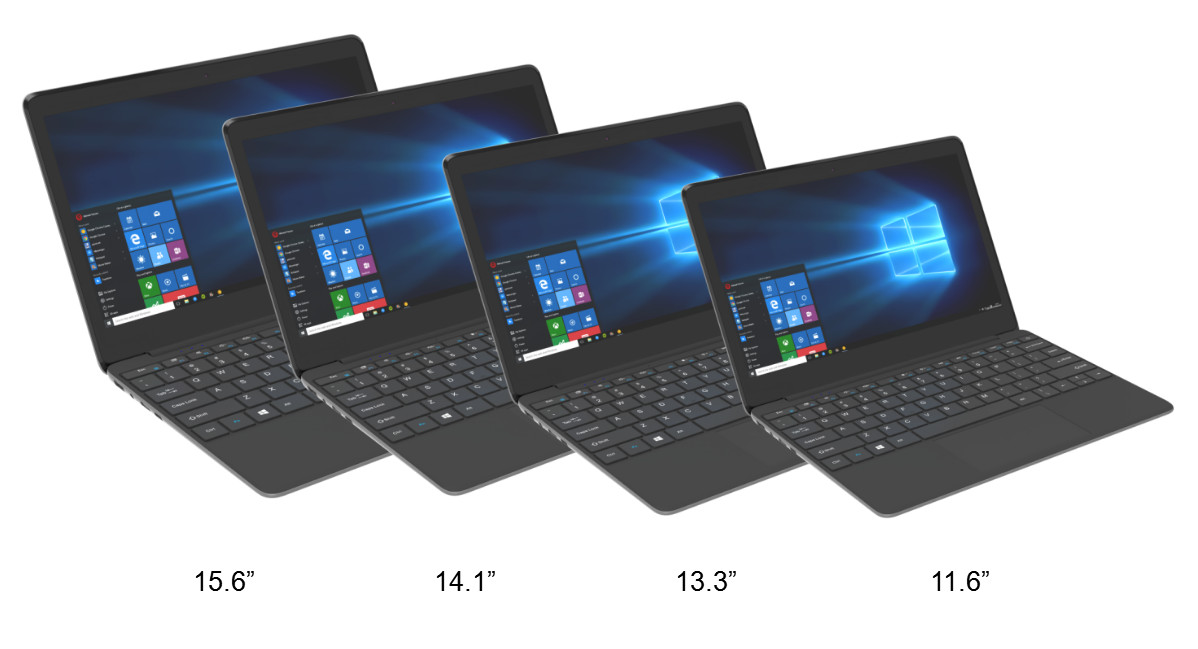 Slim 11.6 inch laptop for N3350/N4020/N5000 2.8GHZ 4GB 8GB Ram 64GB 128GB SSD or i3 i5 i7 laptops fo