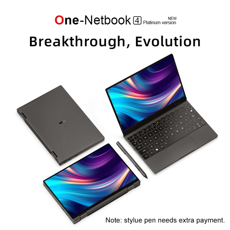 2022 New Listing ONE-NETBOOK OneMix 4 Platinum Edition Laptop 10.1 inch 16GB+512GB Laptop