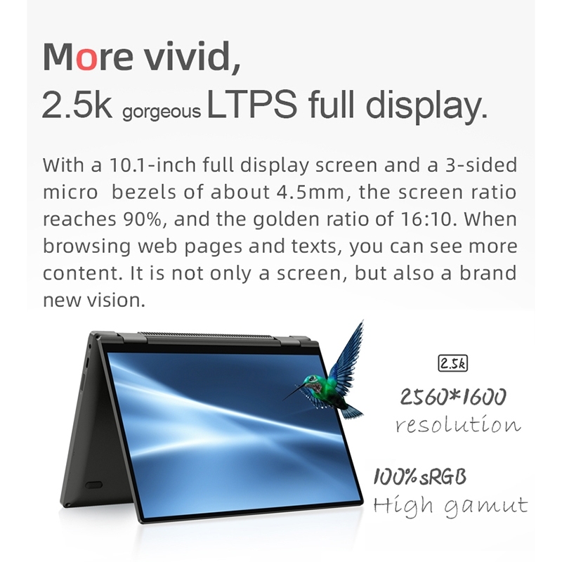 2022 New Listing ONE-NETBOOK OneMix 4 Platinum Edition Laptop 10.1 inch 16GB+512GB Laptop