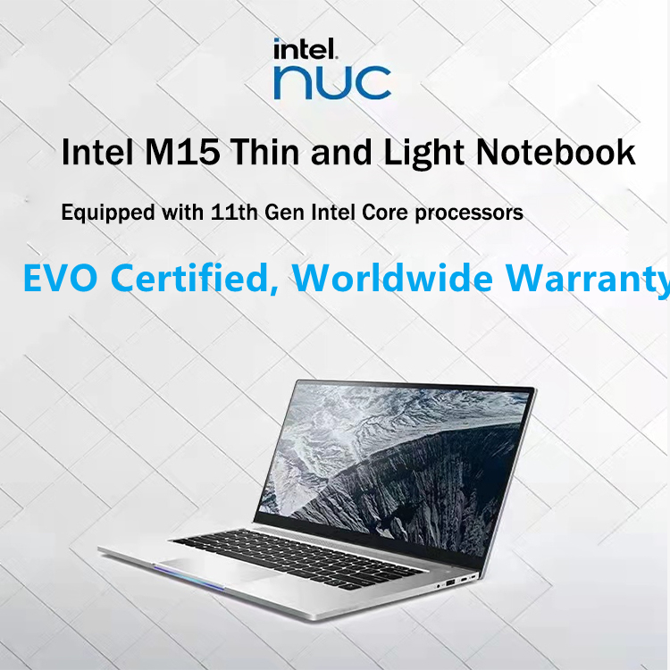 2022 15.6 inch Original Intel Nuc M15 Notebook PC 16GB Intel Core I5 I7 11th Generation WIFI6 Touch 