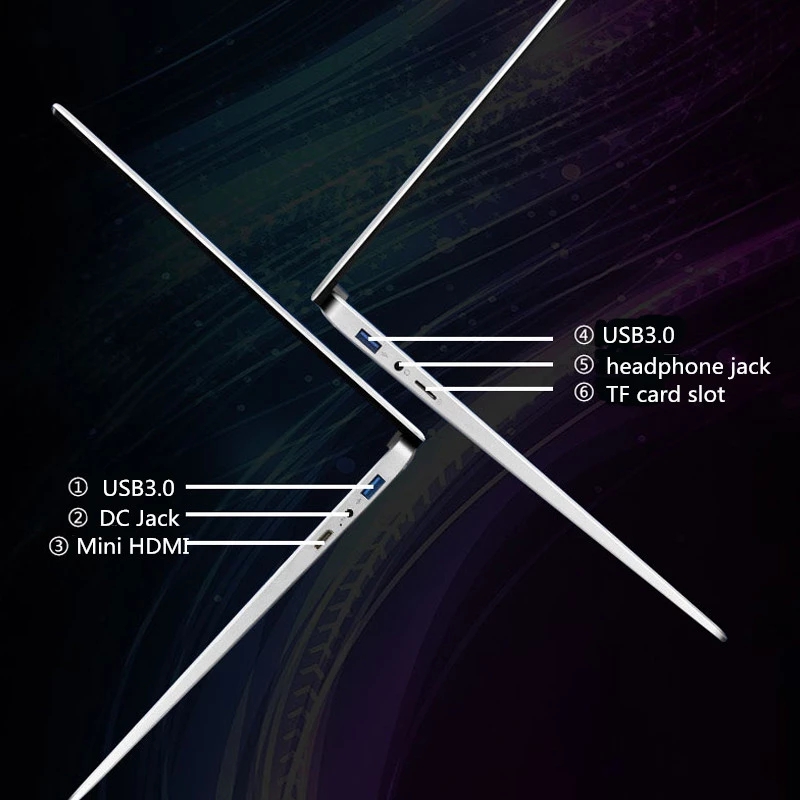 DDR4 Ram 8G Rom 512GB 2T 3TB SSD  15.6" Laptop Computer 2.4G/5.0G Wifi  J4125 win 10 pro laptop
