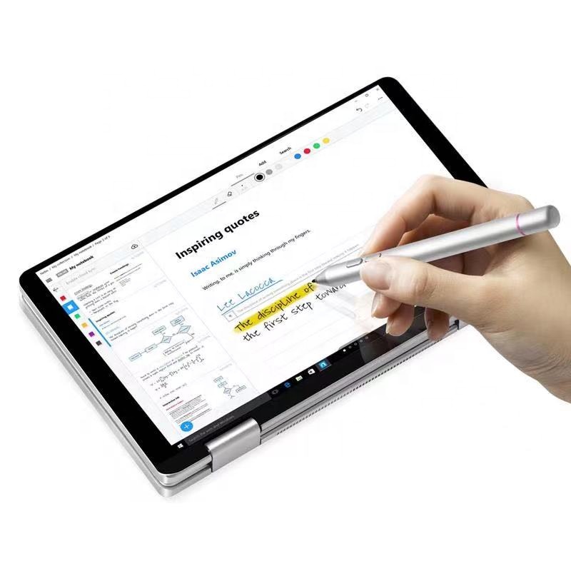 rotation 2 in 1 metal narrow border OGS backlit keyboard mini tablet pc laptops
