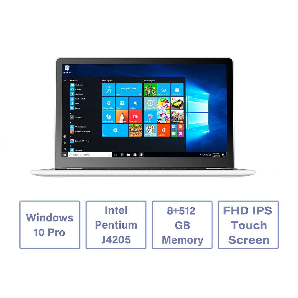 China import laptops 13.3 inch win 10 cheap all in one laptop stock 6GB + 256GB home series laptop