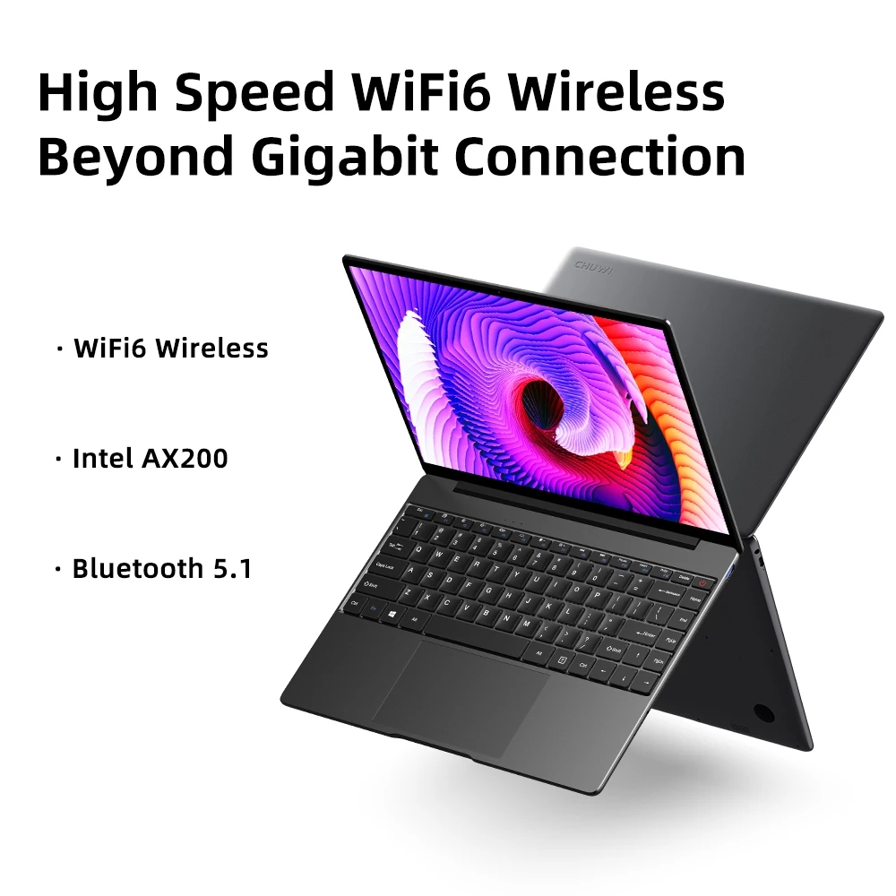 Newest CHUWI GemiBook Pro 14 inch Notebook 16GB 512GB Intel Celeron J4125 Quad Core 2160*1440 IPS La