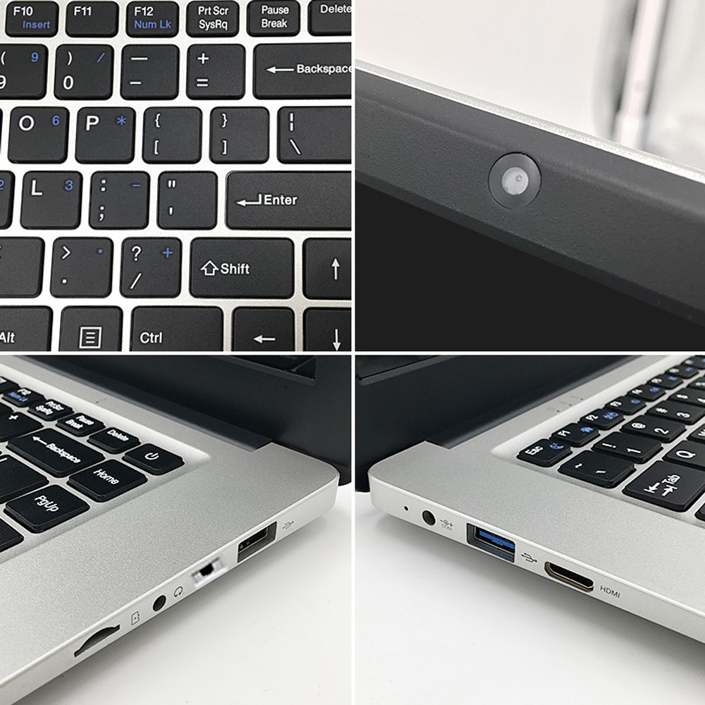 2021 cheap laptop 14 inch super thin RAM 6GB windows 10 computadora portatil in stock for school