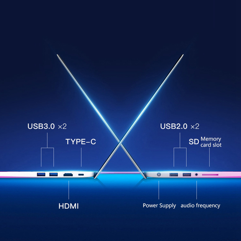 15.6 inch i7 Gaming Laptops With 8G RAM 1TB 512G 2