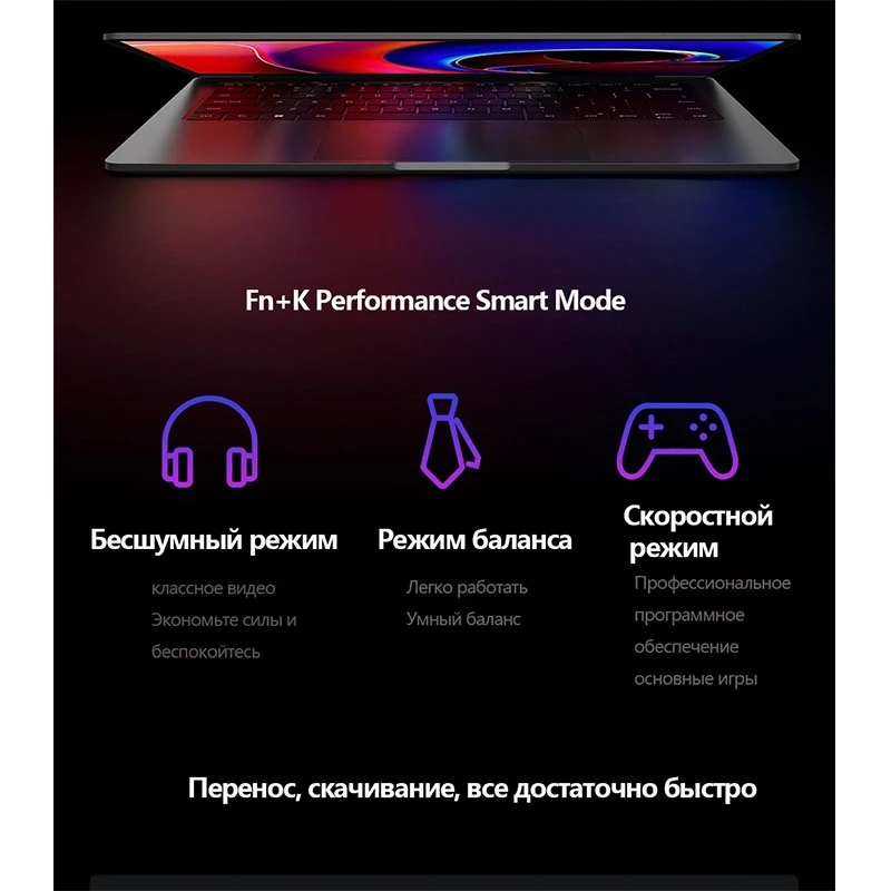2022 New Xiaomi RedmiBook Laptop Pro 14 Inch AMD R5 6600H/R7 6800H 2560x1600 Screen 100W GaN Fast Ch