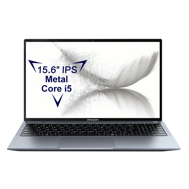 IPASON New Laptop P1 Pro I3 I5 I7 Processor Intel I3 1115G4 Ram 12G SSD 512G 15.6-Inch Office Laptop
