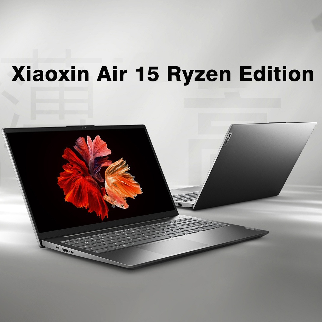 Original Lenovo Xiaoxin Air15 Laptop 15.6 Inch Ryzen R5 5500U CPU 16G DDR4 512G M.2 NVMe SSD Noteboo