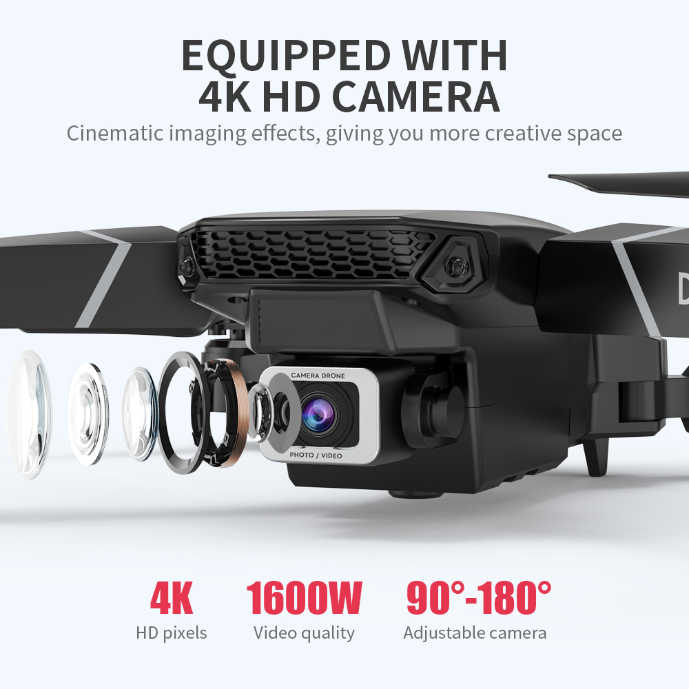 E88 uav 4K HD Drone 4K Four Axis Aircraft 20 Minut
