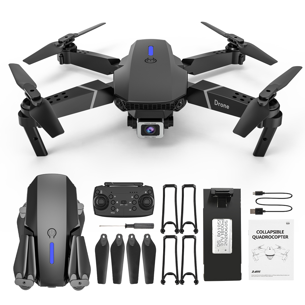 E88 uav 4K HD Drone 4K Four Axis Aircraft 20 Minut