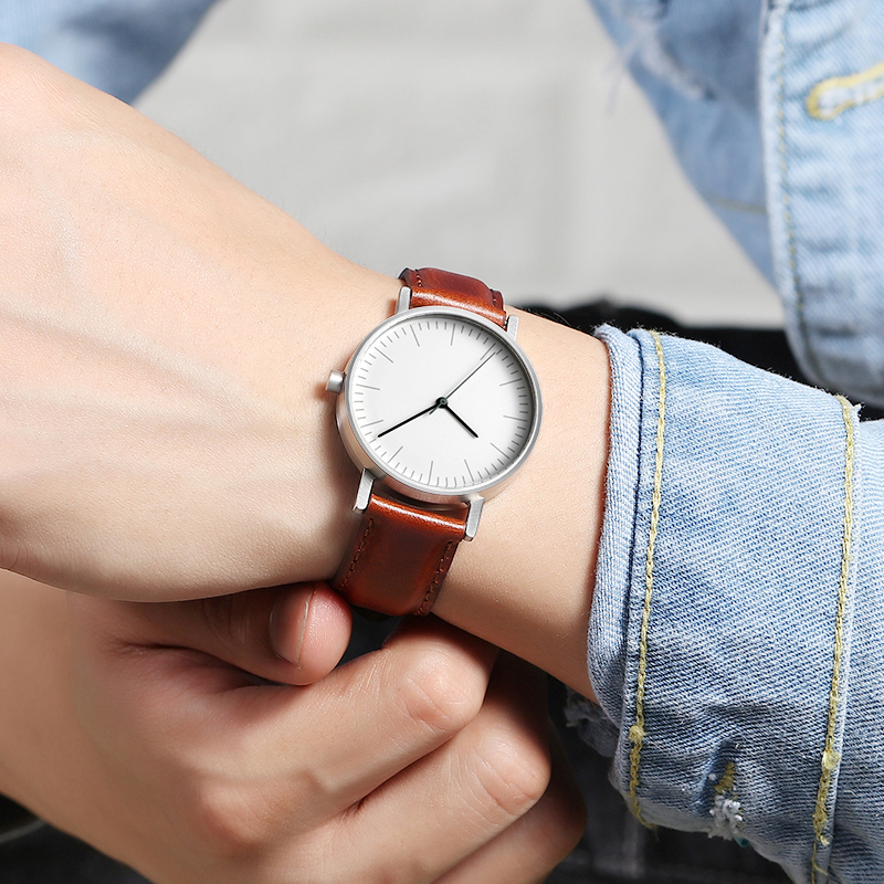 Bauhaus Style Minimalism Quartz Watch Top Grade Ge