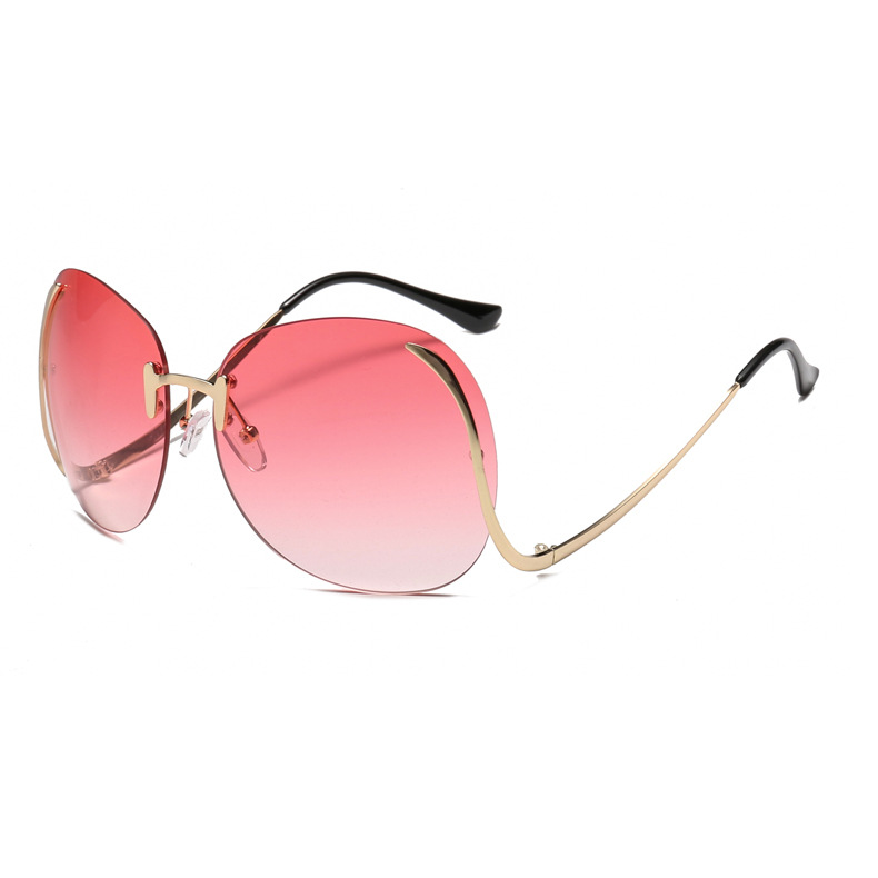 2021 Brand Designer New Fashion Rimless Bend Leg T
