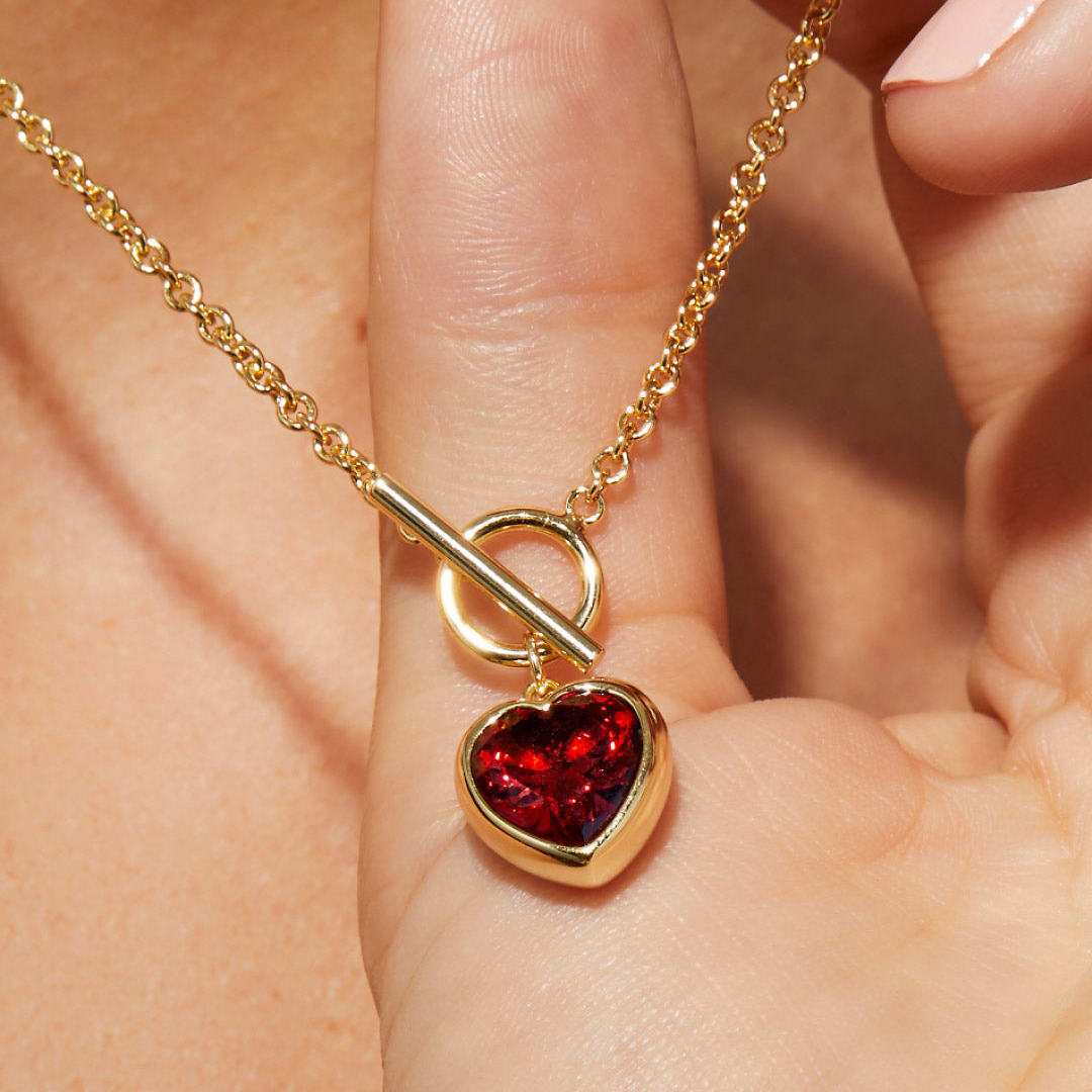 Woman Fashion Luxury Jeweler 14K Gold Heart-Shape 