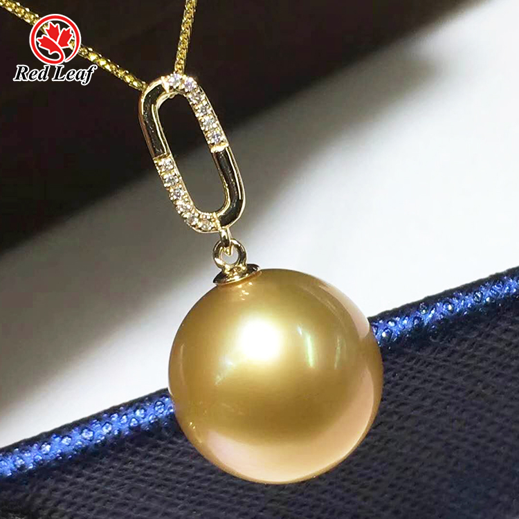 Redleaf Gemstone Jewelry Loose Pearl12.0mm-13.0mm Silver  Natural Precious Round Pearl for Jewelry M