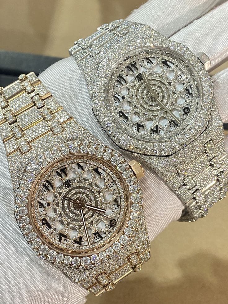 Iced Out Watch Lab Grown Diamond CVD and HPHT Hip Hop Jewelry For Men's Direct From Wholesalers