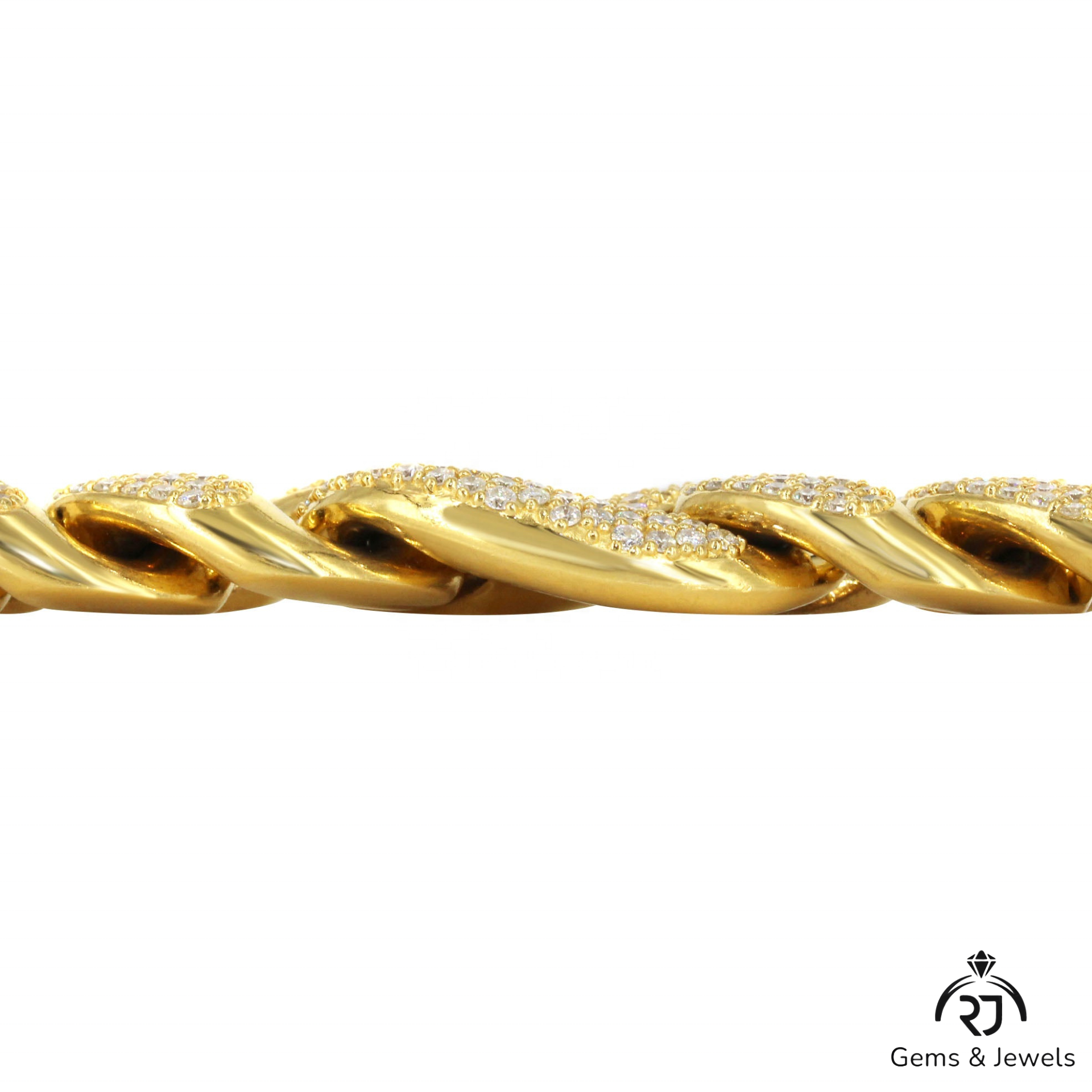 Custom VS-SI Natural Diamond Cuban Link Bracelet  10mm 20mm Hip Hop Necklace Men 925, 10k to 14k Gol