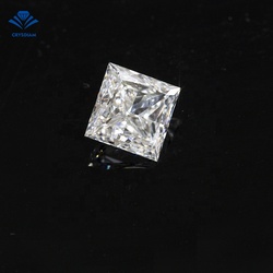 CRYSDIAM Princess Cut  vvs1 diamond loose diamond 3 carat loose diamond loose gemstone jewelry