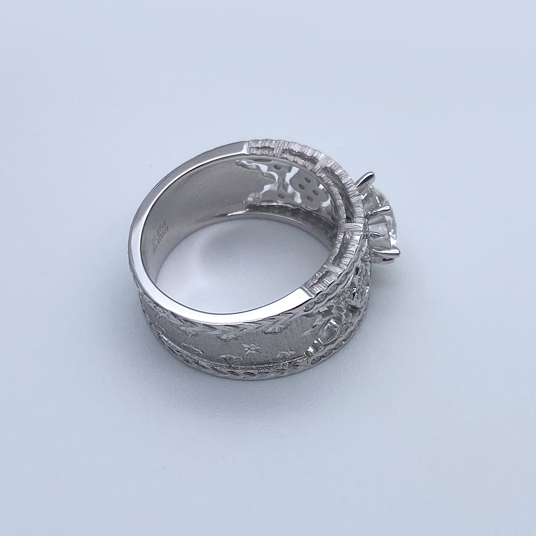 Lab grown diamond 14k 18k Gold Ring Custom  fashion Jewelry