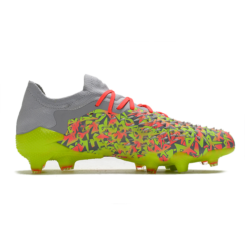 Newest Soccer shoes zapatillas de ftbol predator freak 21 pogba soccer boots fg stella low cut boys 