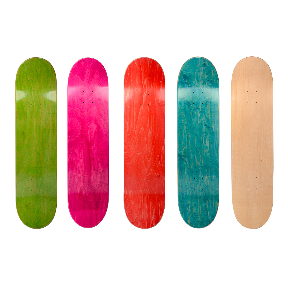 Custom skateboard 7 layers Deep concave wood skate