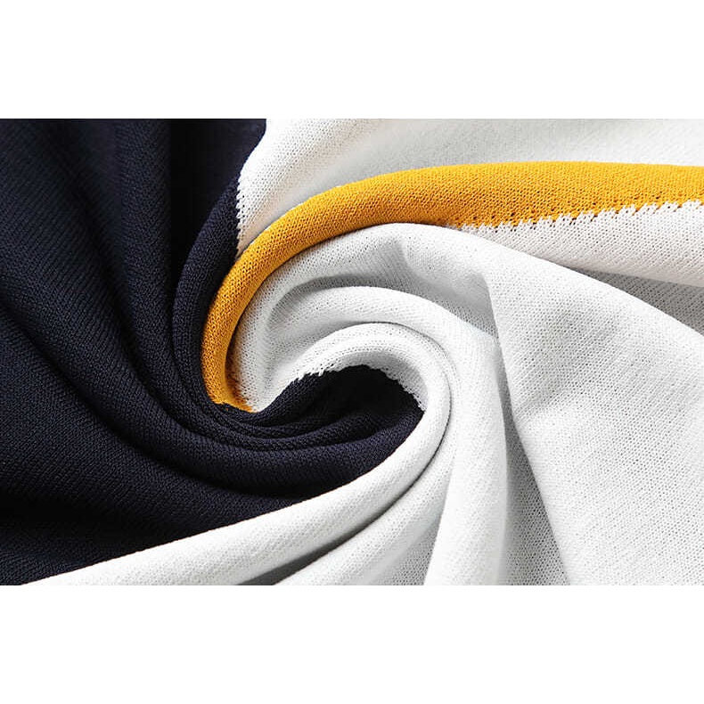 Color Blocking Ice Silk Knitwear Fashion Slim Short Sleeved T-shirt Top Women Blouse