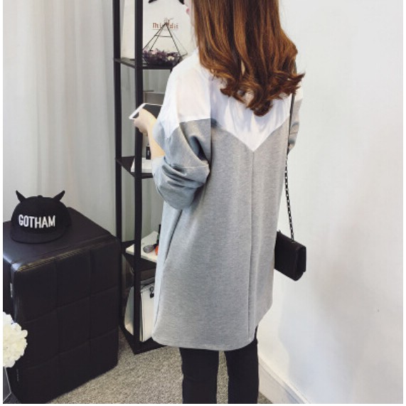 Woman Blouse Loose Long Sleeved oversize Shirt Korean Casual Top Fashion Dresses