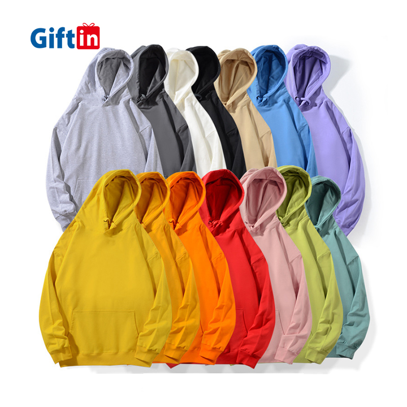High Quality 100% Cotton Pullover Warm Oversize Wh